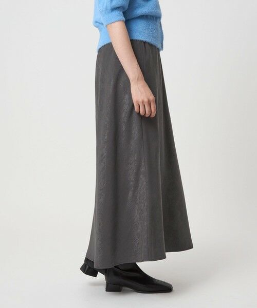 green label relaxing / グリーンレーベル リラクシング ロング・マキシ丈スカート | フィブリル ナロー スカート | 詳細1