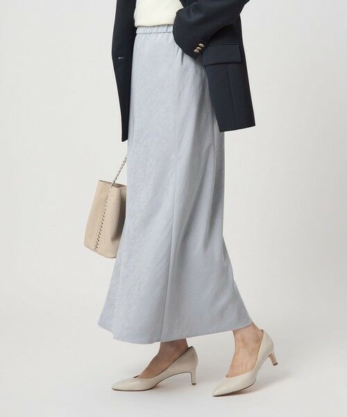 green label relaxing / グリーンレーベル リラクシング ロング・マキシ丈スカート | フィブリル ナロー スカート | 詳細21