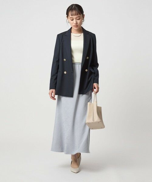 green label relaxing / グリーンレーベル リラクシング ロング・マキシ丈スカート | フィブリル ナロー スカート | 詳細22