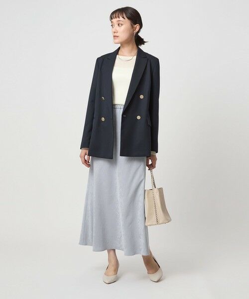 green label relaxing / グリーンレーベル リラクシング ロング・マキシ丈スカート | フィブリル ナロー スカート | 詳細23