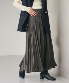 green label relaxing / グリーンレーベル リラクシング ロング・マキシ丈スカート | シアー プリーツ スカート