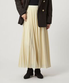 green label relaxing / グリーンレーベル リラクシング ロング・マキシ丈スカート | シアー プリーツ スカート