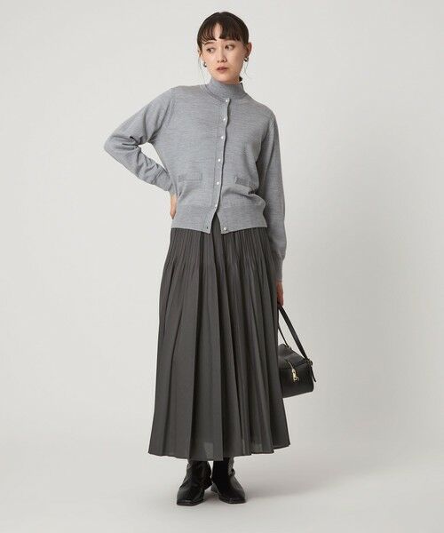 green label relaxing / グリーンレーベル リラクシング ロング・マキシ丈スカート | シアー プリーツ スカート | 詳細21