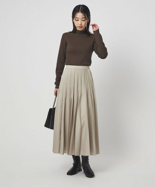 green label relaxing / グリーンレーベル リラクシング ロング・マキシ丈スカート | シアー プリーツ スカート | 詳細25