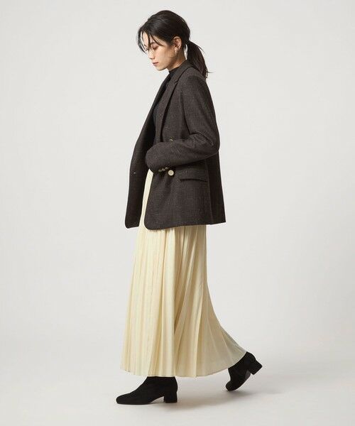 green label relaxing / グリーンレーベル リラクシング ロング・マキシ丈スカート | シアー プリーツ スカート | 詳細29