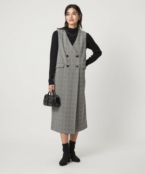 green label relaxing/グリーンレーベル リラクシング ［size SHORTあり］ウールライク ジャンパースカート その他1 FREE