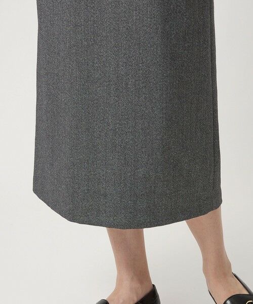 green label relaxing / グリーンレーベル リラクシング ロング・マキシ丈ワンピース | ホームスパン ジャンパースカート ストレッチ | 詳細9