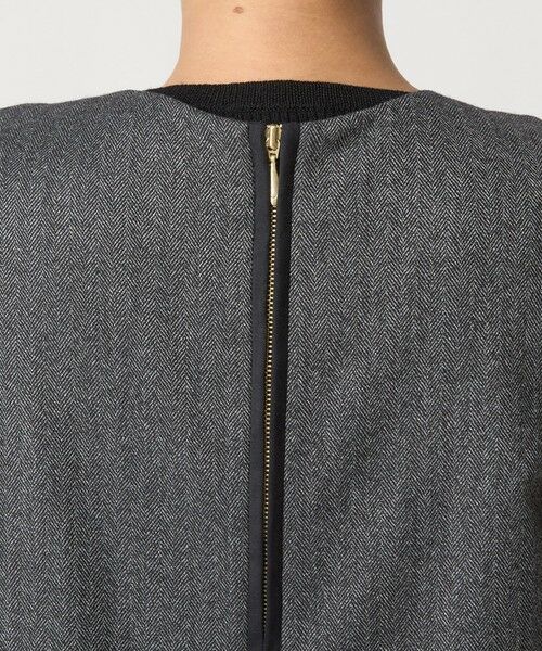 green label relaxing / グリーンレーベル リラクシング ロング・マキシ丈ワンピース | ホームスパン ジャンパースカート ストレッチ | 詳細12