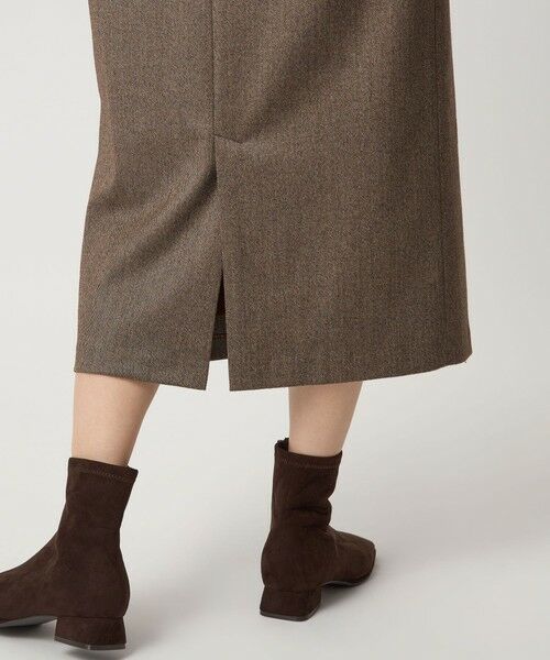 green label relaxing / グリーンレーベル リラクシング ロング・マキシ丈ワンピース | ホームスパン ジャンパースカート ストレッチ | 詳細30