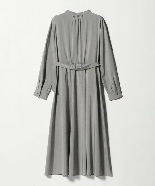 green label relaxing / グリーンレーベル リラクシング ロング・マキシ丈ワンピース | ウエスト ベルト ロングスリーブ ワンピース マシンウォッシャブル | 詳細6