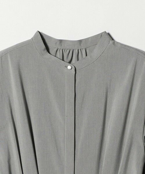 green label relaxing / グリーンレーベル リラクシング ロング・マキシ丈ワンピース | ウエスト ベルト ロングスリーブ ワンピース マシンウォッシャブル | 詳細7