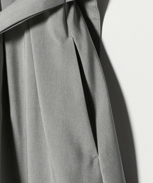 green label relaxing / グリーンレーベル リラクシング ロング・マキシ丈ワンピース | ウエスト ベルト ロングスリーブ ワンピース マシンウォッシャブル | 詳細10