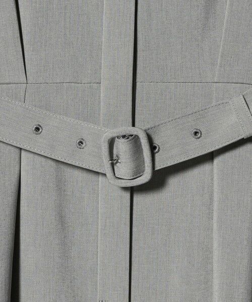 green label relaxing / グリーンレーベル リラクシング ロング・マキシ丈ワンピース | ウエスト ベルト ロングスリーブ ワンピース マシンウォッシャブル | 詳細11