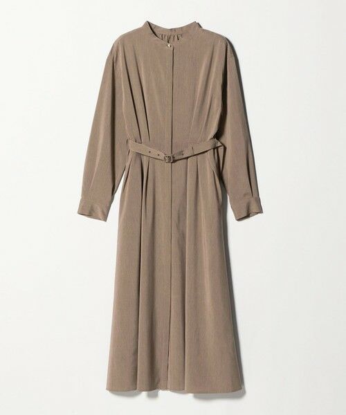 green label relaxing / グリーンレーベル リラクシング ロング・マキシ丈ワンピース | ウエスト ベルト ロングスリーブ ワンピース マシンウォッシャブル | 詳細17