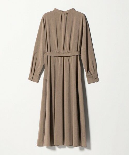 green label relaxing / グリーンレーベル リラクシング ロング・マキシ丈ワンピース | ウエスト ベルト ロングスリーブ ワンピース マシンウォッシャブル | 詳細18