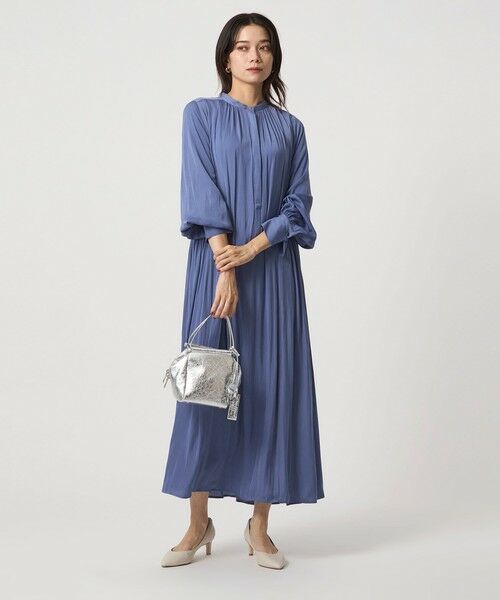 green label relaxing / グリーンレーベル リラクシング ドレス | キリカエ ギャザー ワンピース 3 | 詳細10