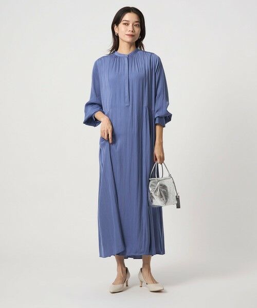 green label relaxing / グリーンレーベル リラクシング ドレス | キリカエ ギャザー ワンピース 3 | 詳細8