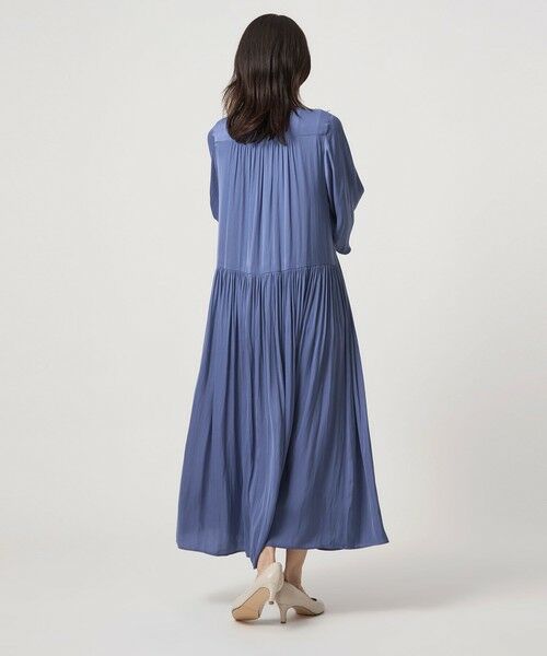 green label relaxing / グリーンレーベル リラクシング ドレス | キリカエ ギャザー ワンピース 3 | 詳細9