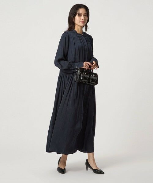 green label relaxing / グリーンレーベル リラクシング ドレス | キリカエ ギャザー ワンピース 3 | 詳細18