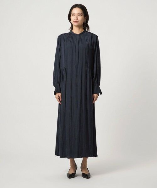 green label relaxing / グリーンレーベル リラクシング ドレス | キリカエ ギャザー ワンピース 3 | 詳細21