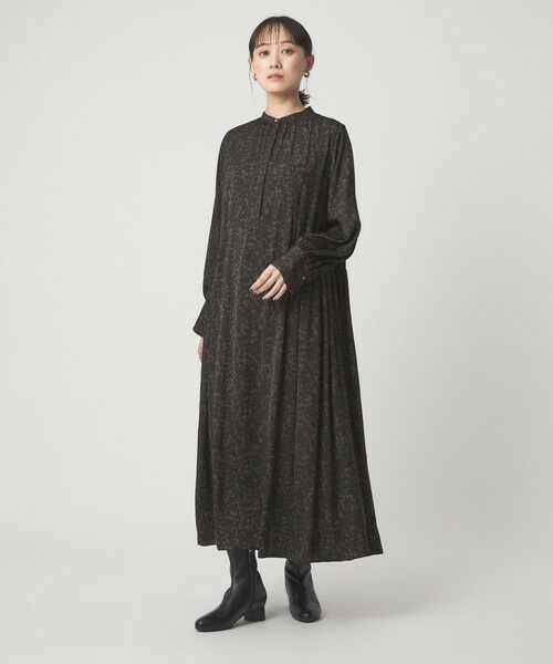 green label relaxing / グリーンレーベル リラクシング ドレス | キリカエ ギャザー ワンピース 3 | 詳細29