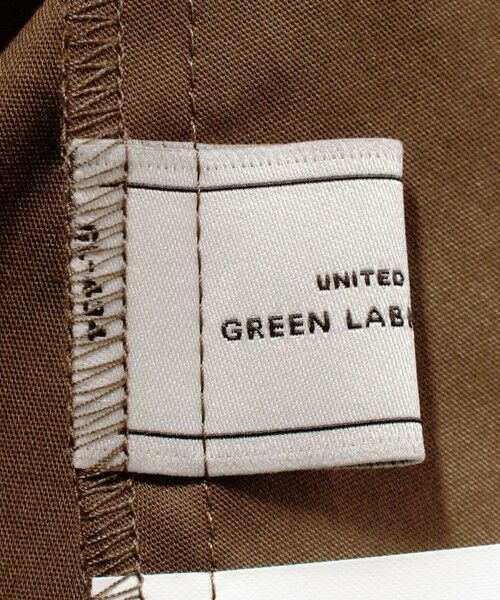 green label relaxing / グリーンレーベル リラクシング ロング・マキシ丈ワンピース | シャツ襟 フィット&フレア タックスリーブ ワンピース | 詳細8