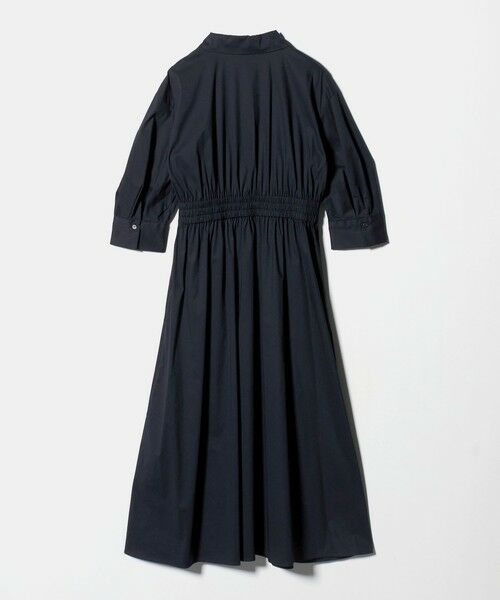 green label relaxing / グリーンレーベル リラクシング ロング・マキシ丈ワンピース | シャツ襟 フィット&フレア タックスリーブ ワンピース | 詳細18