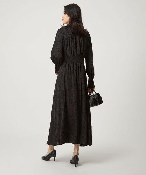 green label relaxing / グリーンレーベル リラクシング ロング・マキシ丈ワンピース | ジャカード ウエスト タック ワンピース 2 | 詳細4