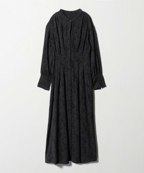 green label relaxing/グリーンレーベル リラクシング ジャカード ウエスト タック ワンピース 2 BLACK FREE green label relaxing/グリーンレーベル リラクシング ジャカード ウエスト タック ワンピース 2 BLACK FREE