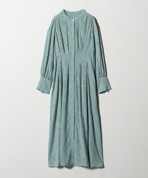 green label relaxing / グリーンレーベル リラクシング ロング・マキシ丈ワンピース | ジャカード ウエスト タック ワンピース 2 | 詳細9
