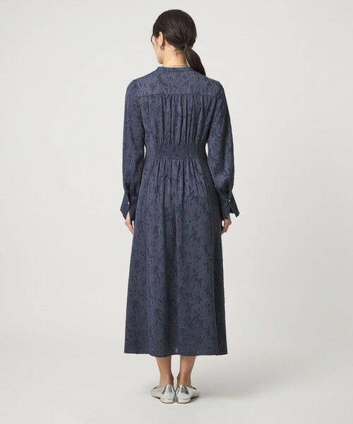 green label relaxing / グリーンレーベル リラクシング ロング・マキシ丈ワンピース | ジャカード ウエスト タック ワンピース 2 | 詳細24