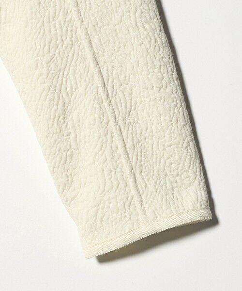 green label relaxing / グリーンレーベル リラクシング カーディガン・ボレロ | ブリスタージャカード ノーカラー カットソー カーディガン | 詳細11