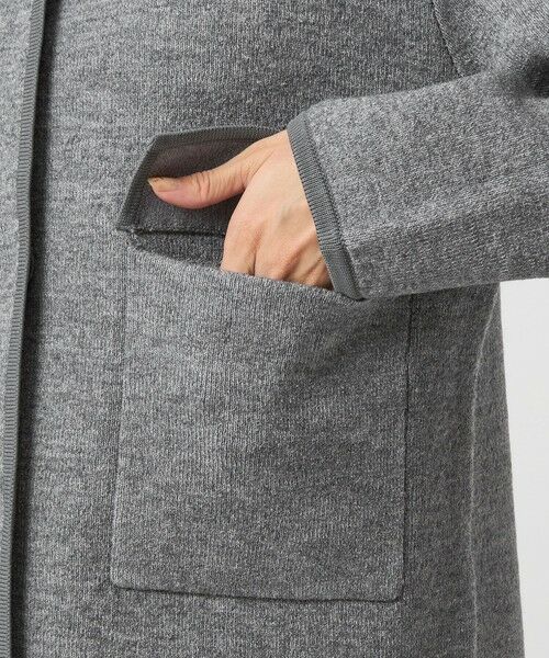 green label relaxing / グリーンレーベル リラクシング カーディガン・ボレロ | パイピング ノーカラー ニット カーディガン -ウォッシャブル- | 詳細15