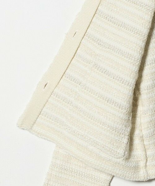 green label relaxing / グリーンレーベル リラクシング カーディガン・ボレロ | ミックスツイードライク ノーカラー ニット カーディガン | 詳細8