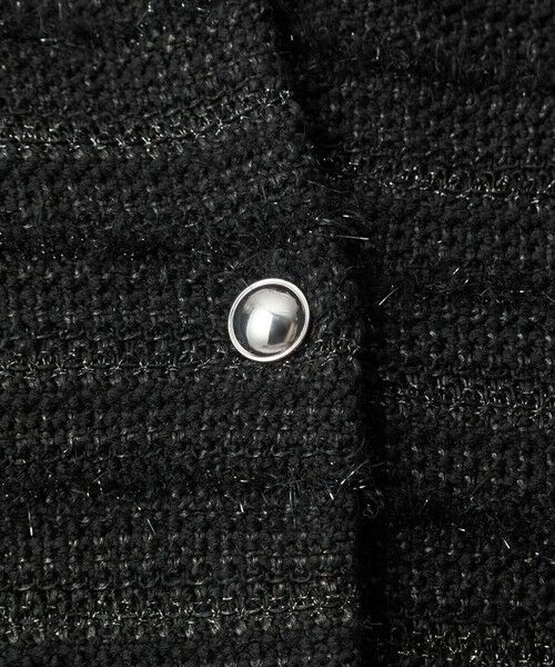 green label relaxing / グリーンレーベル リラクシング カーディガン・ボレロ | ミックスツイードライク ノーカラー ニット カーディガン | 詳細13