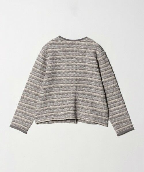 green label relaxing / グリーンレーベル リラクシング カーディガン・ボレロ | ミックスツイードライク ノーカラー ニット カーディガン | 詳細25