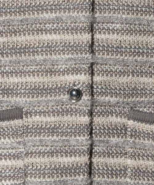 green label relaxing / グリーンレーベル リラクシング カーディガン・ボレロ | ミックスツイードライク ノーカラー ニット カーディガン | 詳細30