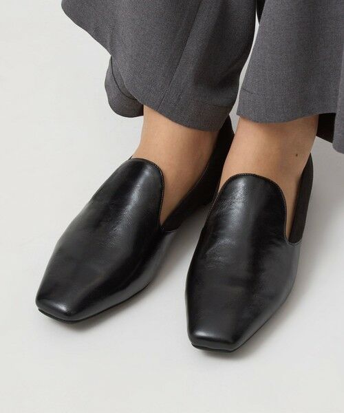 green label relaxing / グリーンレーベル リラクシング フラットシューズ | スクエアオペラ フラットシューズ 撥水 | 詳細1