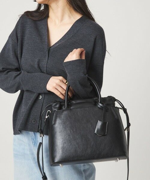 green label relaxing / グリーンレーベル リラクシング ショルダーバッグ | 2WAY コンビ ドロスト トートバッグ(BLACK)