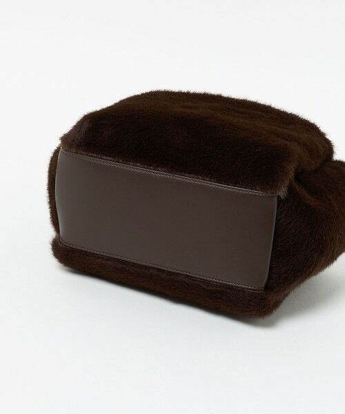 green label relaxing / グリーンレーベル リラクシング ショルダーバッグ | 2WAY バンブーハンドル フェイクファー トートバッグ | 詳細25