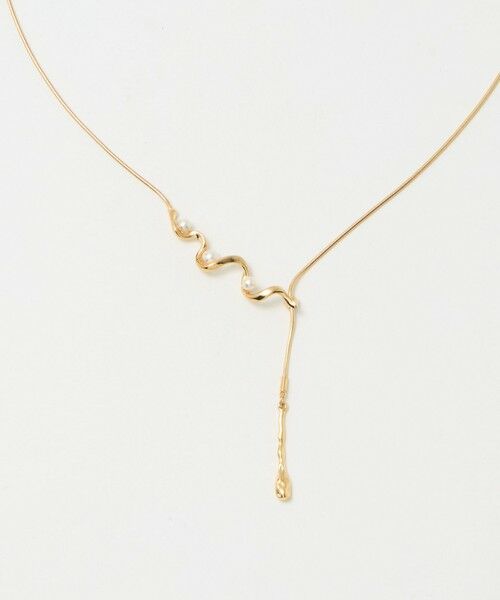 green label relaxing / グリーンレーベル リラクシング ネックレス・ペンダント・チョーカー | ツイストバー スライド ネックレス | 詳細1