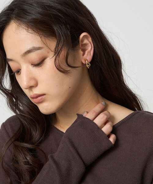 green label relaxing / グリーンレーベル リラクシング ピアス・イヤリング | ツイストフープ イヤリング 2 | 詳細2