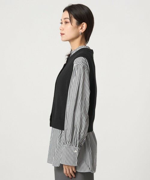 green label relaxing / グリーンレーベル リラクシング シャツ・ブラウス | ニットベスト×フリルネック ブラウス | 詳細8