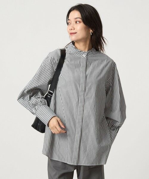 green label relaxing / グリーンレーベル リラクシング シャツ・ブラウス | ニットベスト×フリルネック ブラウス | 詳細6