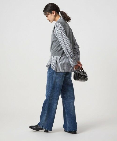 green label relaxing / グリーンレーベル リラクシング シャツ・ブラウス | ニットベスト×フリルネック ブラウス | 詳細16