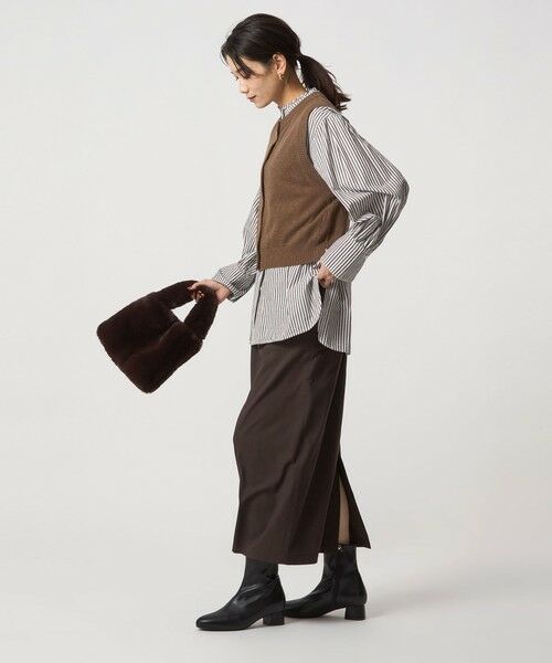 green label relaxing / グリーンレーベル リラクシング シャツ・ブラウス | ニットベスト×フリルネック ブラウス | 詳細30