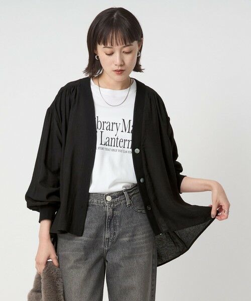 green label relaxing / グリーンレーベル リラクシング シャツ・ブラウス | R/NY カーディガン ブラウス | 詳細1