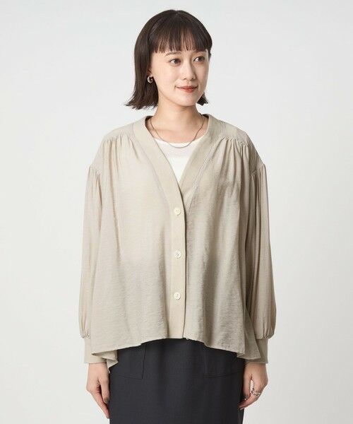 green label relaxing / グリーンレーベル リラクシング シャツ・ブラウス | R/NY カーディガン ブラウス | 詳細14