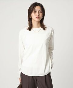 green label relaxing / グリーンレーベル リラクシング カットソー | ラウンドヘム スムース ロングスリーブ プルオーバー