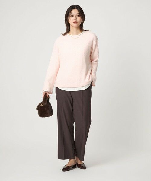 green label relaxing / グリーンレーベル リラクシング カットソー | ラウンドヘム スムース ロングスリーブ プルオーバー | 詳細3